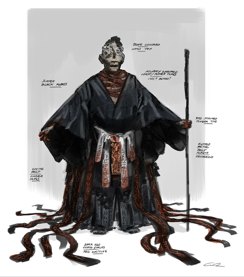 Illustration for article titled This Crazy Concept Art Is for a Fantasy Samurai Movie Made With Puppets